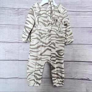 Jessica Simpson Coverall and Headband Matching Set Sz 3/6M
